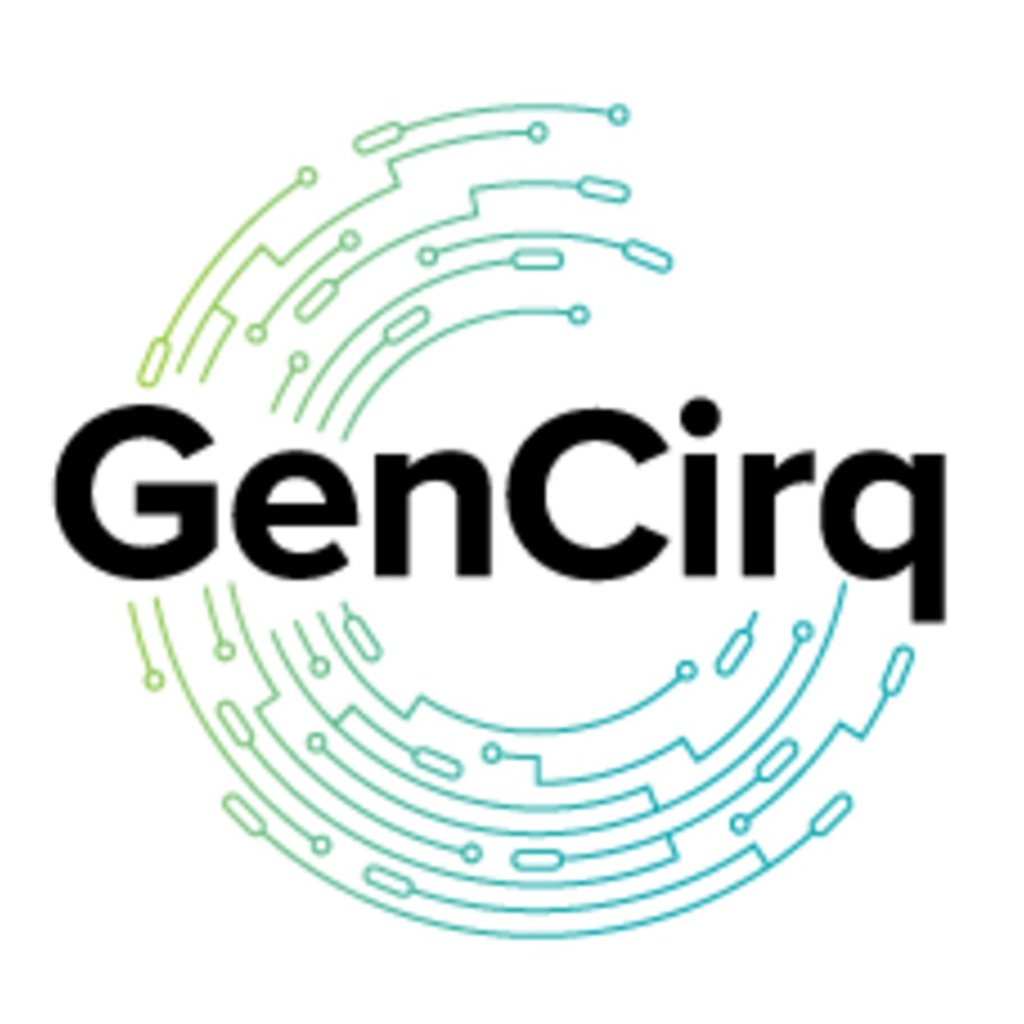 Logo of GenCirq with abstract circular design, related to early-onset bowel cancer centre of research excellence.