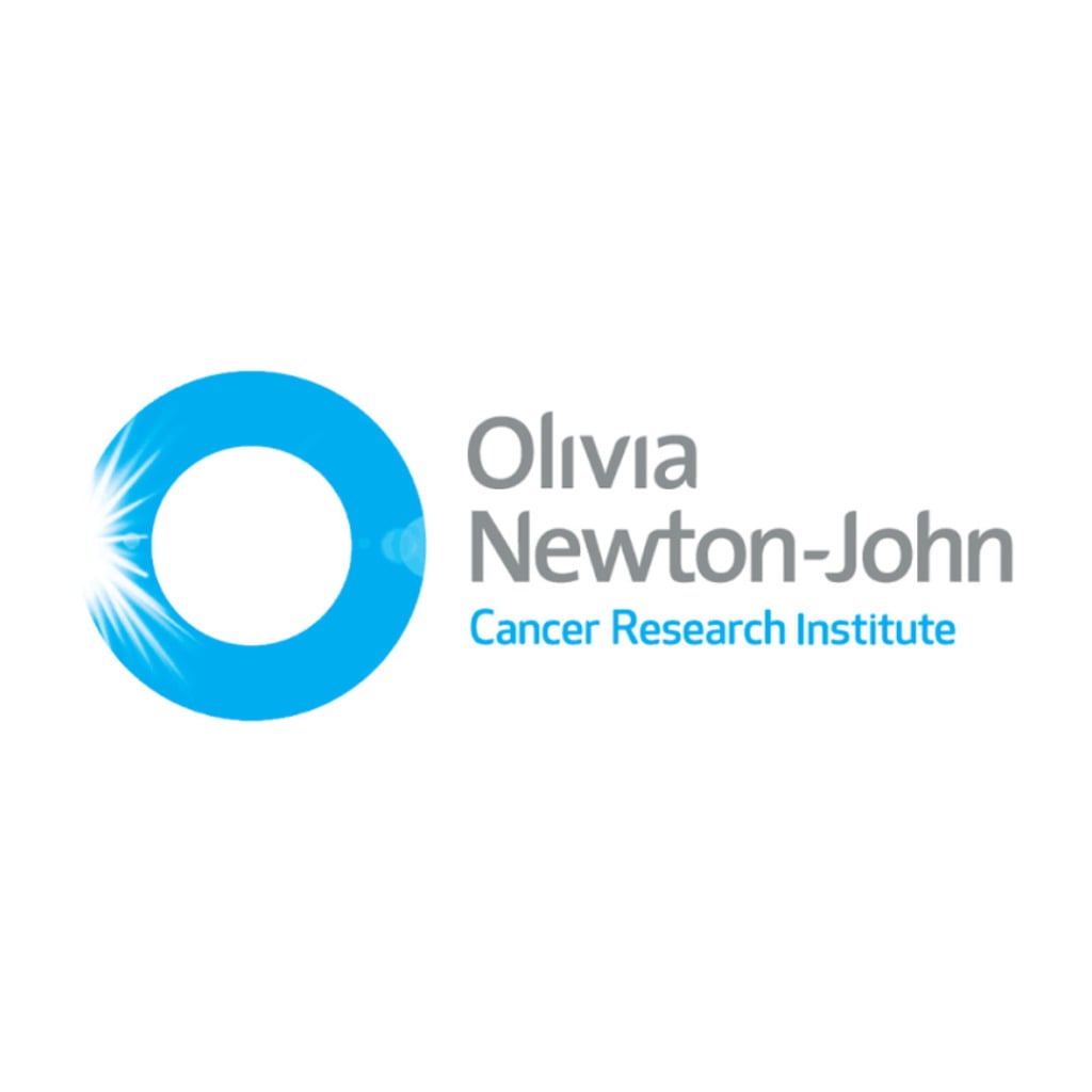 Logo of the Olivia Newton-John Cancer Research Institute, representing early-onset bowel cancer centre of research excellence.
